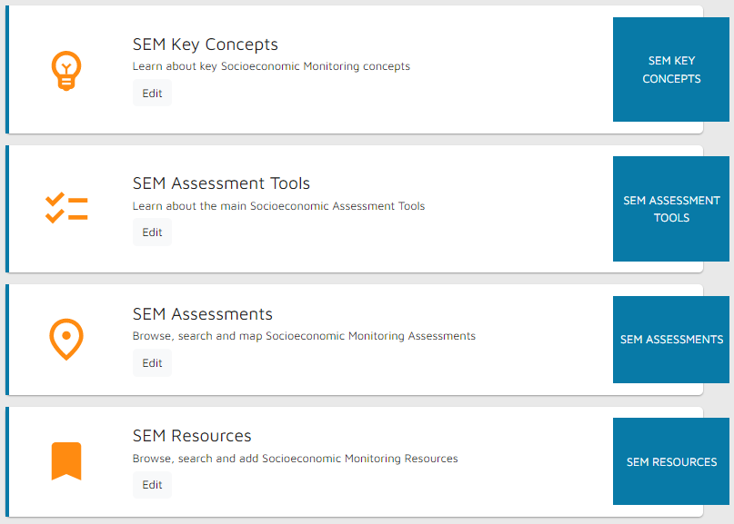 Socioeconomic<br>Monitoring