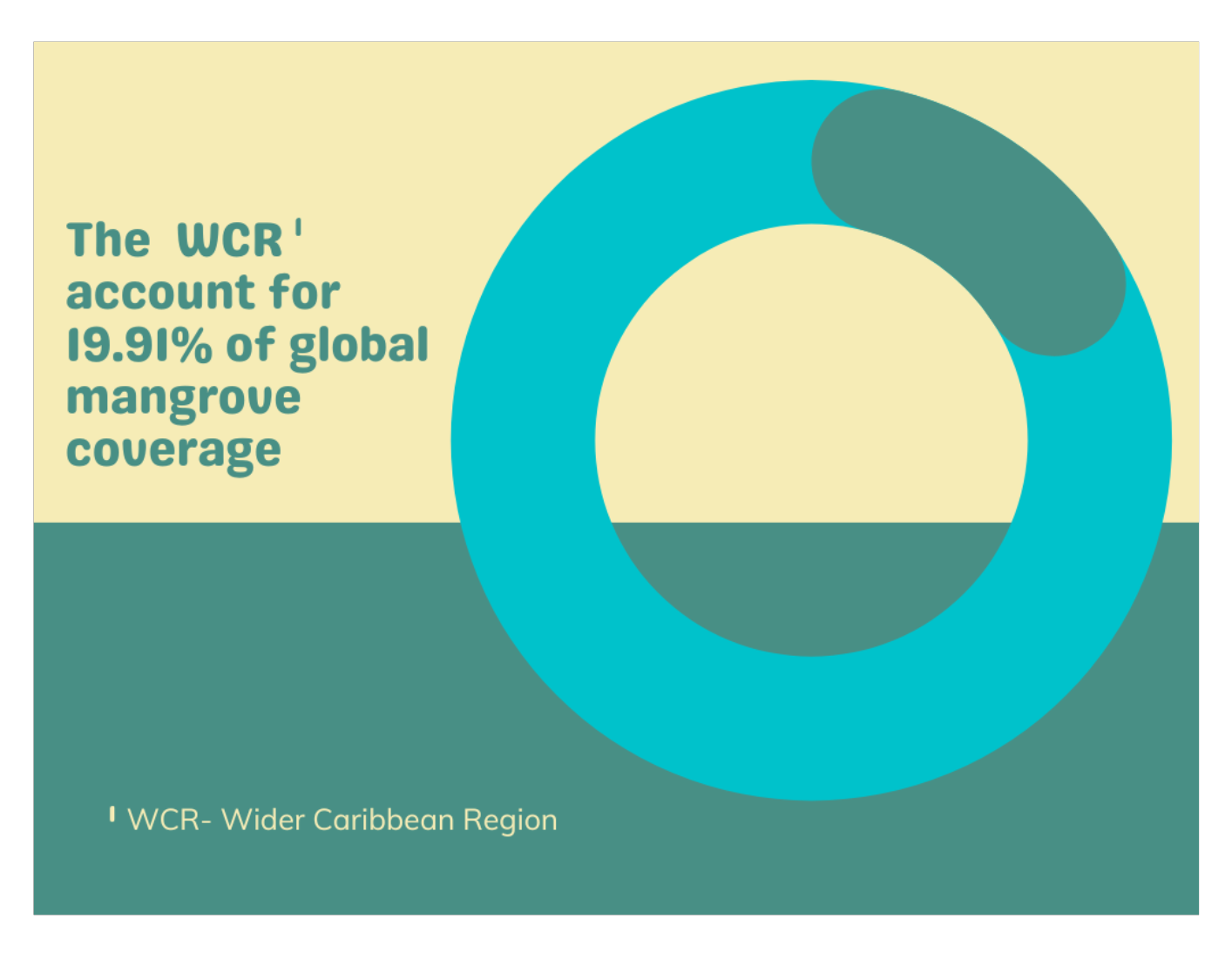 Figure 1 Graph showing global mangrove coverage.