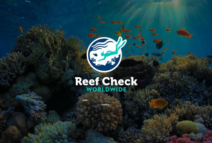 Screenshot of Reef Check loading screen.